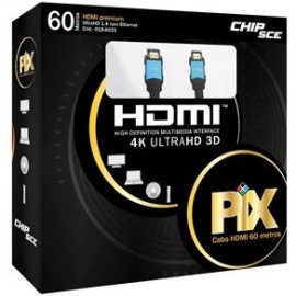  Cabo HDMI 1.4 Ultrahd 4K 3D 60 Metros - Chip sce