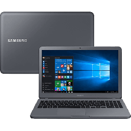Notebook Samsung Essentials E20 Intel Dual Core - 4GB 500GB 15,6 Windows 10