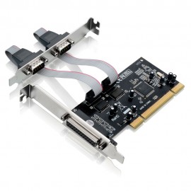 Placa PCI Multilaser com 2 Portas Seriais + 1 Porta Paralela de 32 Bits - GA129