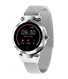 Relógio Smartwatch Paris Prata Android/iOS - ES384