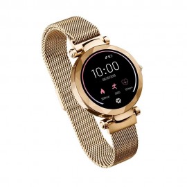 Smartwatch Atrio Dubai, Bluetooth À Prova d´Água, Dourado - ES266