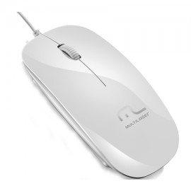  Mouse Multilaser Óptico Colors Slim USB ICE MO168 