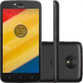 Smartphone Moto C Plus Xt1726 Preto - Tela 5'', Cmera 8mp 