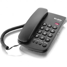 Telefone com fio Elgin Preto - TCF-2000