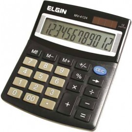 Calculadora de Mesa Elgin 12 Dígitos MV4124 Preta 