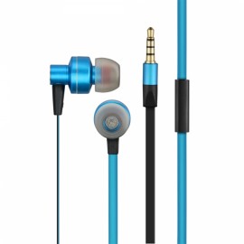 Fone de Ouvido Multilaser Auricular com Microfone Azul P2 - PH060