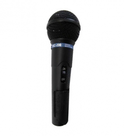 Microfone com Fio Leson mc 200 - Preto 