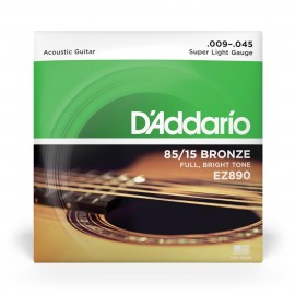 Encordoamento para Violo D.ADDARIO .009 Bronze