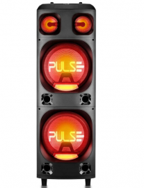 Caixa de Som Pulse SP500 com Efeito de LED, Bluetooth, FM e USB - 2200W (somente retirada em loja)