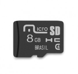 Cartão de Memória Classe 4 8GB Multilaser - MC141