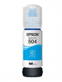 Refil de Tinta Epson T504 Ciano