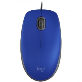 Mouse com Fio Logitech M110 Silent - Azul 