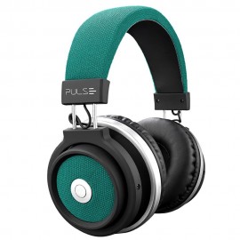 Headphone Bluetooth Pulse Preto e Verde - PH231