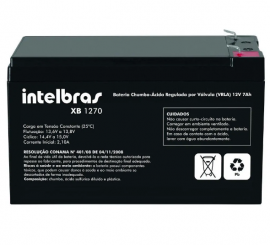 Bateria Intelbras VRLA 12V 7ah para nobreak 