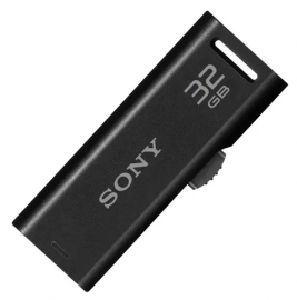 Pen Drive 32gb Sony Retrátil - Preto