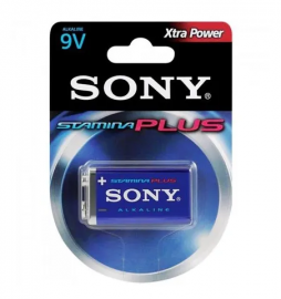 Bateria Alcalina Sony 9v Stamina Plus Xtra Power 