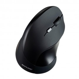 Mouse Vertical Sem Fio Multilaser USB, Ergonômico - MO284