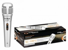 Microfone com Fio Prata Chip sce - SC1001