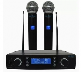 Microfone Digital Uhf Sem Fio Duplo Pll Lsx-02 -leson