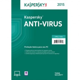  Antivirus  Kaspersky 2015 3 PCs