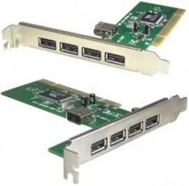 Placa PCI 4 Portas USB 2.0