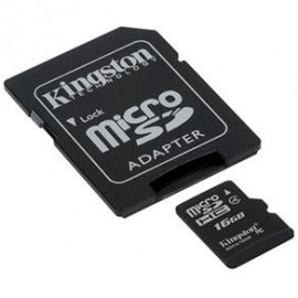 Cartão de Memória Kingston SDC4 16GB  - Classe 4 + 1 Adaptador SD