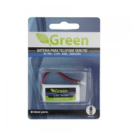 Bateria 2.4v 600mah AAA Plug Universal - Green