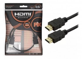 Cabo HDMI Pix 2.0 19 Pinos 4K 50CM