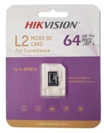 Carto De Memria Hikvision Microsd 64gb Classe 10 L2 Series