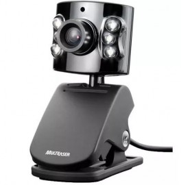 Webcam Multilaser 5Mp com Microfone Embutido WC040