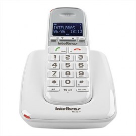 Telefone sem Fio Intelbras Dect 6.0 TS63V Branco