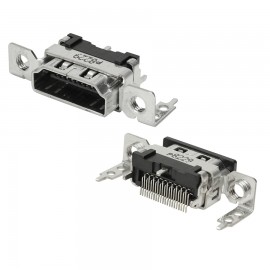 Conector HDMI P/circuito Impresso C/parafuso