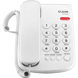 Telefone com Fio Elgin TCF 2000 Branco