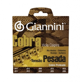 Encordoamento para Viola de Aço Prateado Série Cobra Gesvp - Giannini